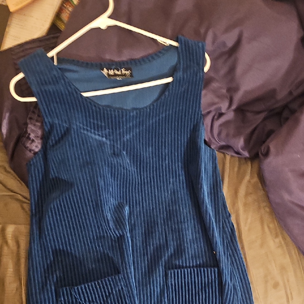 All that Jazz Blue Asymmetrical Dress